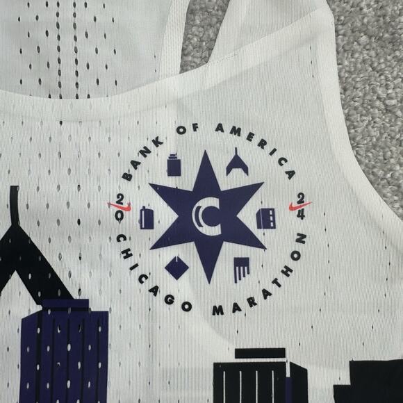 Nike Dri-Fit ADV Aeroswift Running Singlet Mens Size Small 2024 Chicago Marathon - Picture 3 of 10